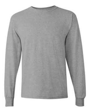 Gilden Heavy Cotton Long Sleeve T-Shirt - 5400 - Image 2