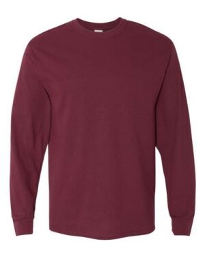 Gilden Heavy Cotton Long Sleeve T-Shirt - 5400 - Image 9