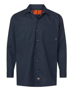 Dickies - Industrial Long Sleeve Work Shirt - L535 - Image 6