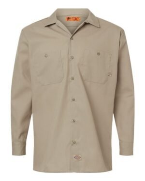 Dickies - Industrial Long Sleeve Work Shirt - L535 - Image 5
