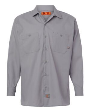Dickies - Industrial Long Sleeve Work Shirt - L535 - Image 4