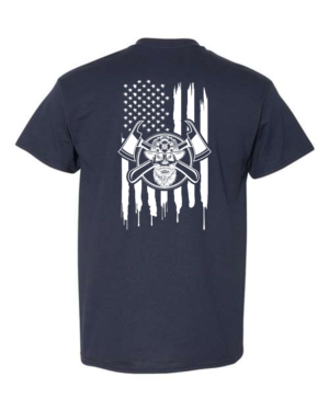 Firefighter Flag T-shirt. - Image 7