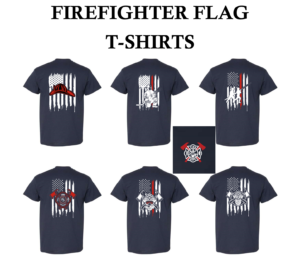 Firefighter Flag T-shirt.