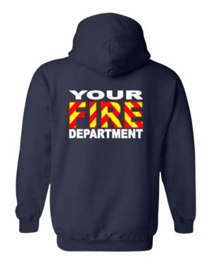 Combo Deal! Custom Chevron Fire Hoodie And T-shirt. - Image 4