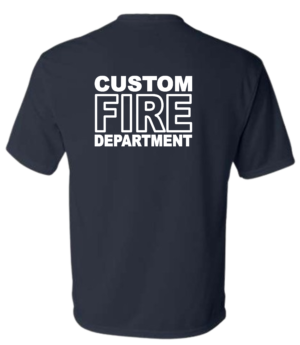 Combo Deal! Custom White Fire Dept Hoodie And T-shirt. - Image 4