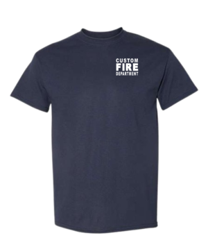 Combo Deal! Custom White Fire Dept Hoodie And T-shirt. - Image 5
